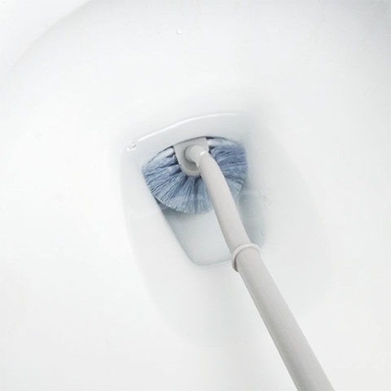 Brosse de toilette à tête courbée de type S à suspendre au mur, brosse d'écart d'angle, cheveux doux, outils de livres ménagers, HOWall