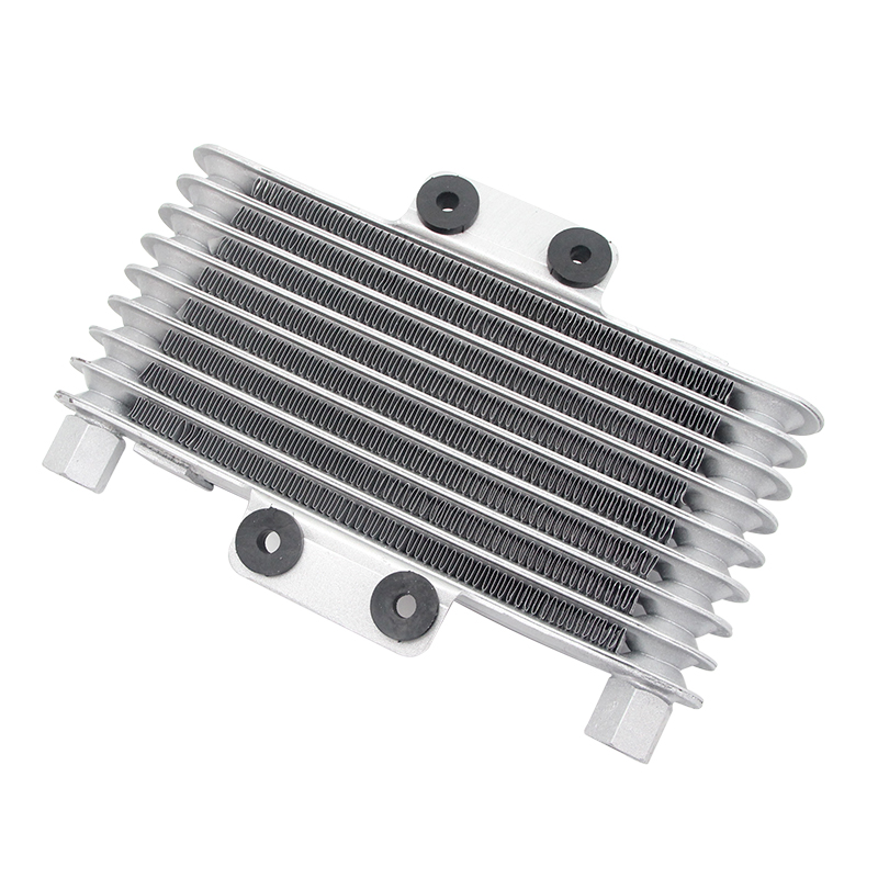Radiador enfriador de aceite para motocicleta, motor de refrigeración de aluminio de 125ml para moto de cross ATV 125CC-250CC, adaptador enfriador de aceite para motocicleta