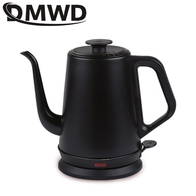 Rvs Zwanenhals Ketel 1L Fijne Mond Waterkoker Drip Koffie Hand Ponsen Pot 220V 1000W Elektrische Water boiler