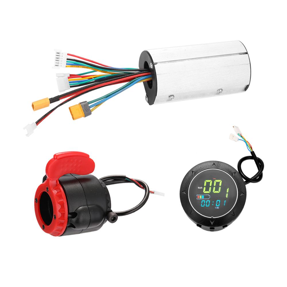 Elektrische Fahrrad Regler 24V/36V/48V 250W/350W Bürstenlosen Regler mit LCD Anzeige Tafel für Elektrische Fahrrad e-Fahrrad Rolle