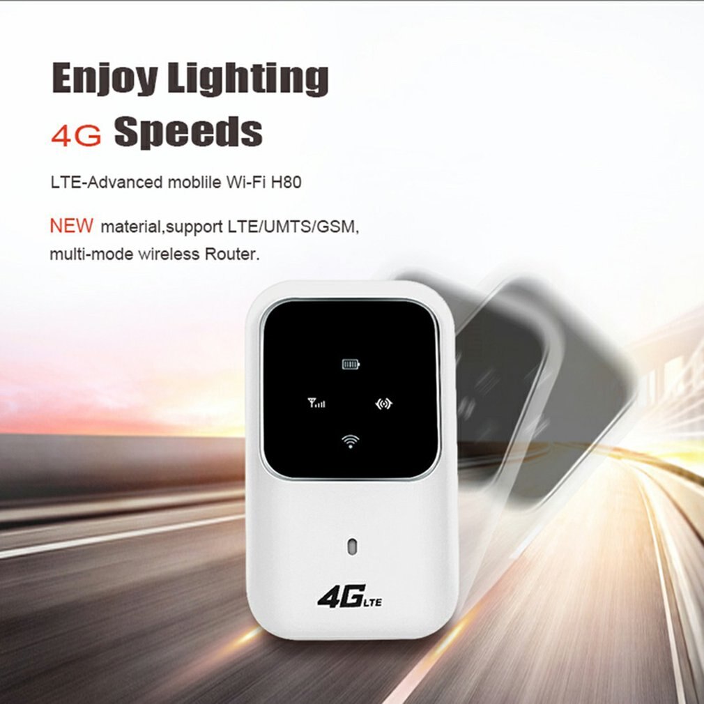 4G Draadloze Router Mobiele Draagbare Wi Auto Delen Apparaat Met Sim-kaart Slot Draadloze Router Onbeperkt Draagbare Wifi Router