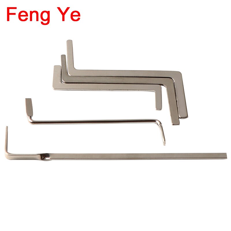 Feng Ye Transparent Visible Pick Cutaway Practice Padlock Lock With Broken Key Removing Hook Kit Extractor Set Locksmith Tool: Only Wrench