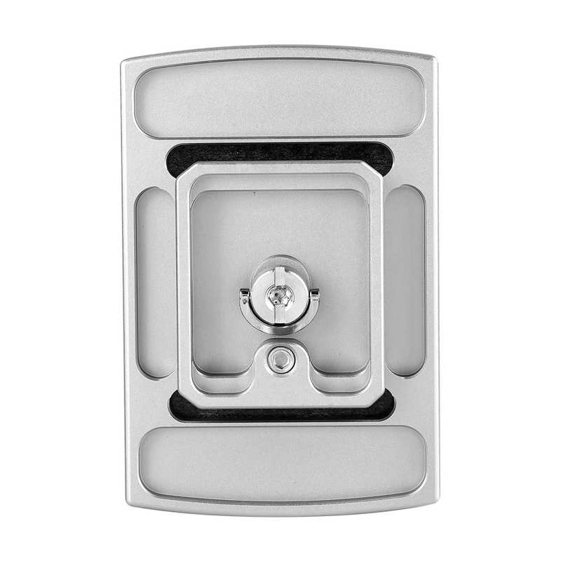 Schnellwechselplatte aus aluminiumlegierung (1/4 zoll) mit befestigungsschraube für stative und einbeinstative, passend für libec th -650,  vd -2200,  ntp -650,  qvd -2000