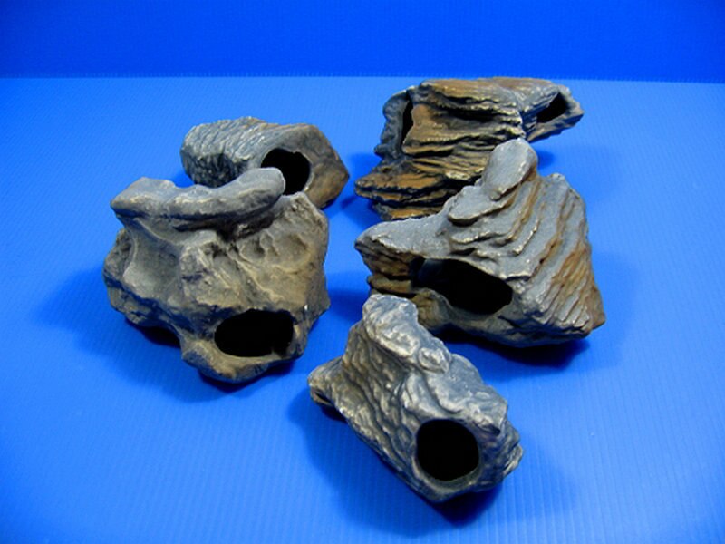 Up Cichlid Stones Keramische Aquarium Rock Cave Decoratie Voor Fish Tank Ornament Cave Decor 5 Maten