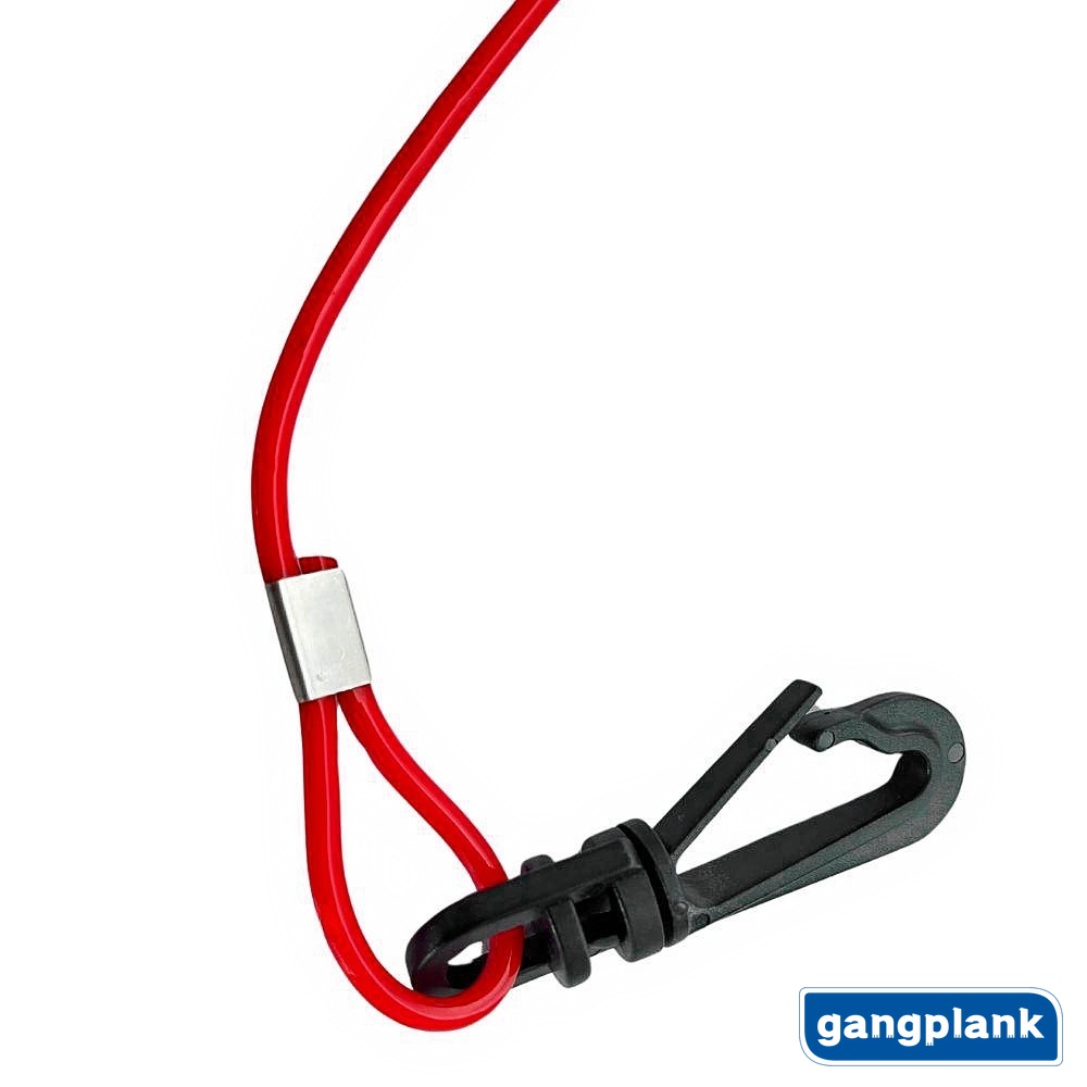 Universal Outboard Emergency Stop Safety Rope 7 Key Head Red Flameout Rope