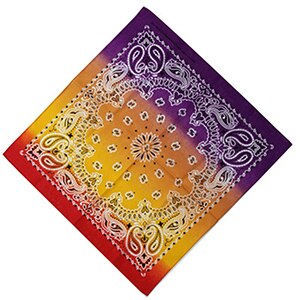 55 x 55cm fazzoletti colorati sfumati in cotone, foulard da donna quadrati, foulard cravatta-tintura con motivo paisley, fazzoletti da collo da donna 1pc: 9