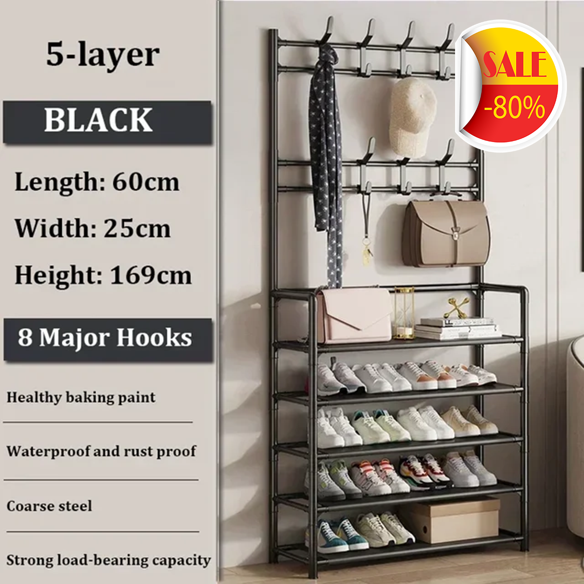 Kleding schoenmaker organisator En Hoedenrek Hanger Monteren DIY Planken Vloerstaande Eenvoudige Rekken Met Zijdoek Stofdicht F: violet