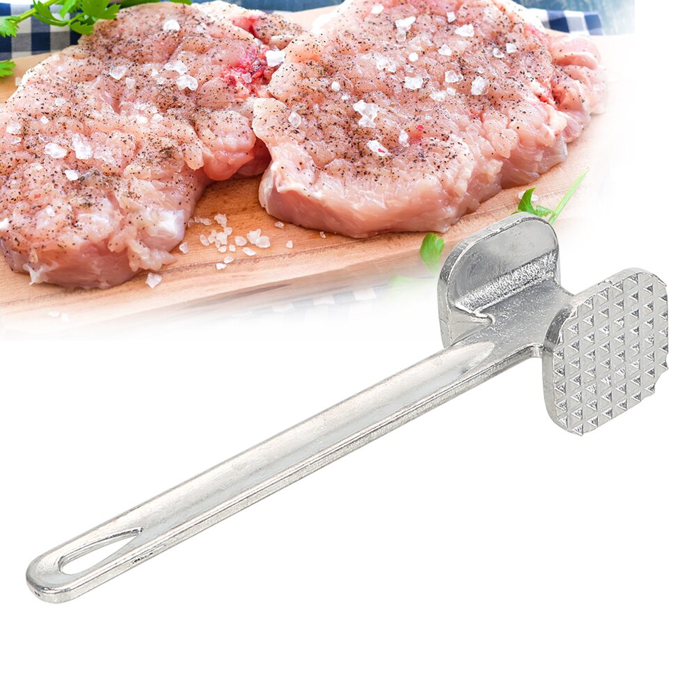 Klop Dubbelzijdige Hamer Steak Tenderizer Koken Gereedschap Vleesvermalsers Aluminiumlegering Vlees Ponders Dubbelzijdig