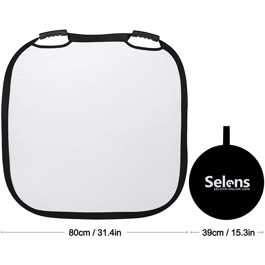 Selens 80CM 5 en 1 réflecteur photographie réflecteur de lumière Portable avec étui de transport pour accessoires de studio photo de photographie
