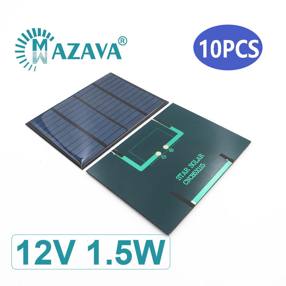 12 V 1.5 W Solar Cells 1.5 2 2.5 3 4.2 7 W Outdoor Charger 12V Battery Home Solar Panel Polycrystalline Silicon 11.1V: 1.5W