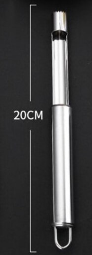 Fruitgereedschap, ontpitverwijderaar, roestvrijstalen keukengereedschap, appelboor, appelsnijder, stalen snijder, groenteschiller: Groot