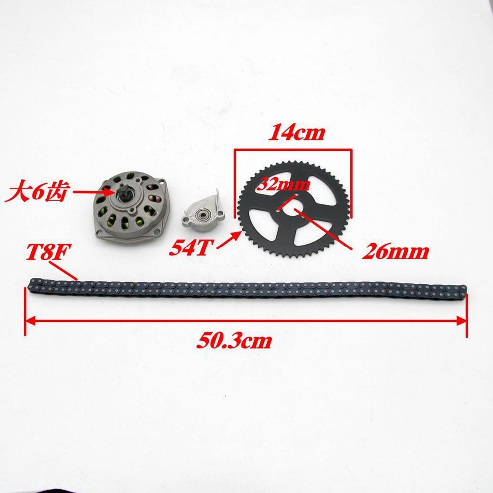 Universal ATV Chain Sprocket Kit 49CC Pit Dirt Bike Sprocket Durable Drive Gears Bike Accessories