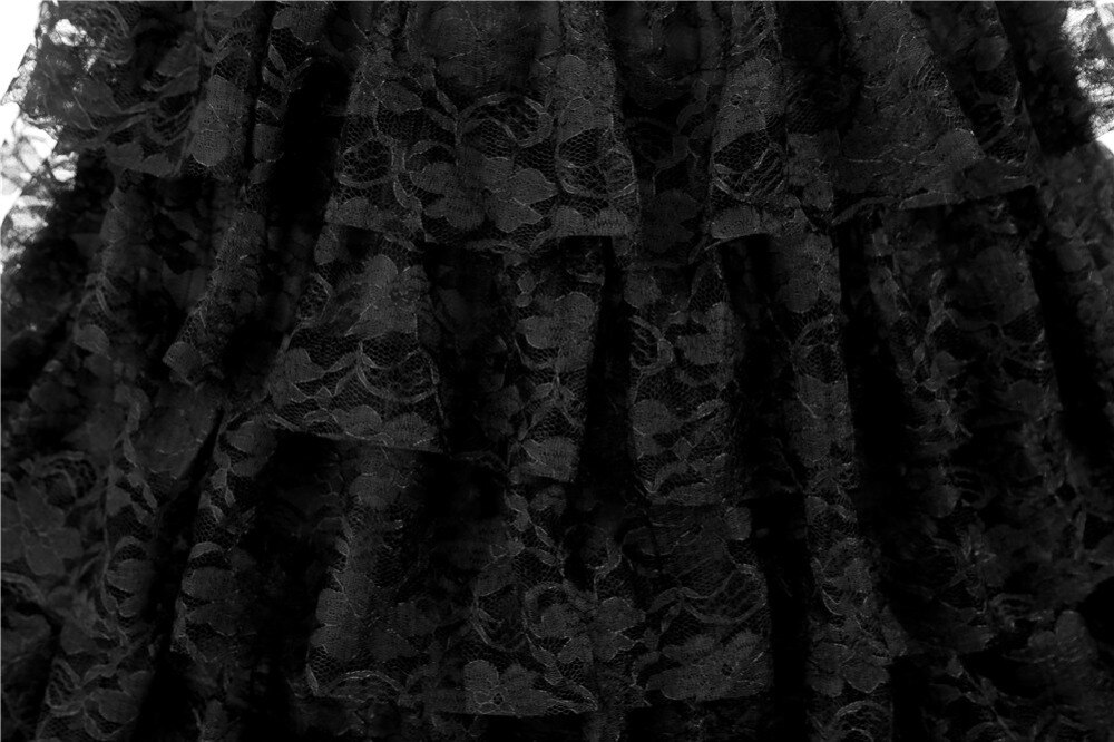 Conjunto de 6 aros de 9 capas de encaje para mujer, falda larga de tul grande, ropa interior para vestido de boda, disponible