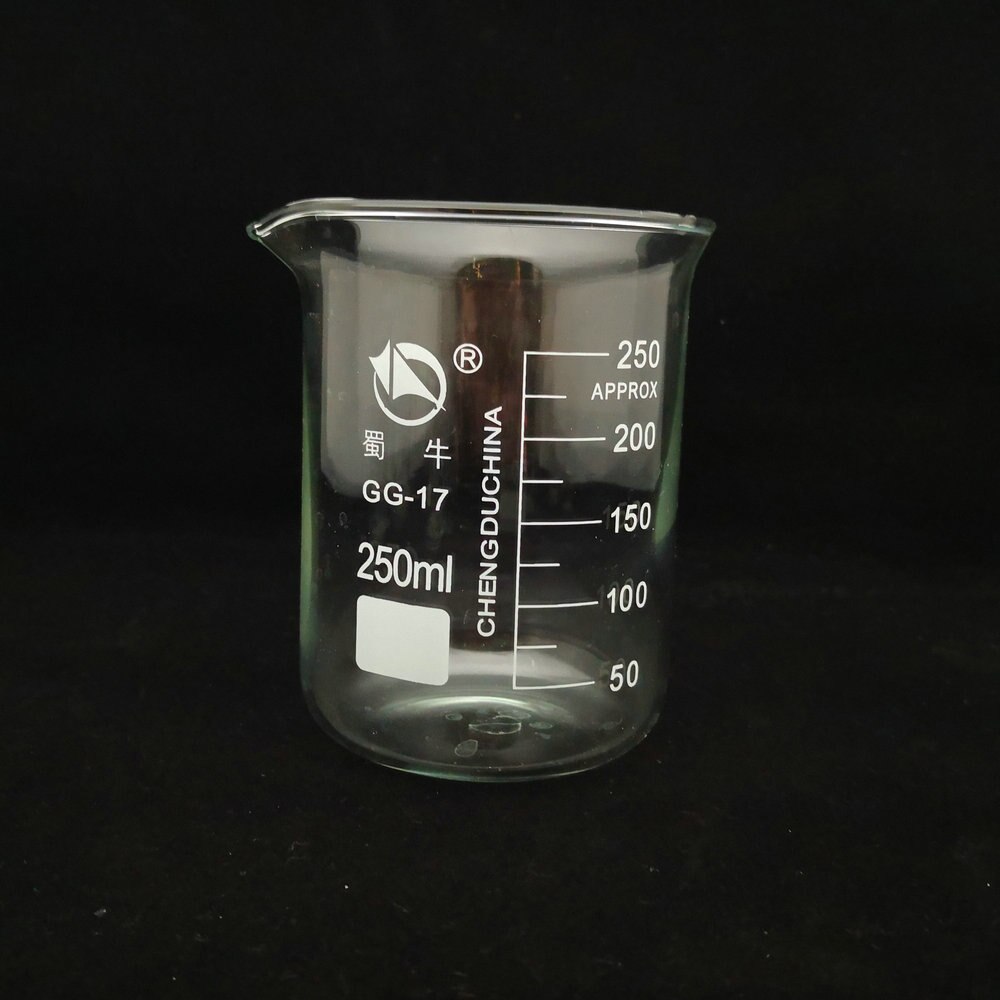 Laboratoire 50ml à 2000ml basse forme bécher chimie laboratoire verre Transparent bécher flacon épaissi avec bec verseur