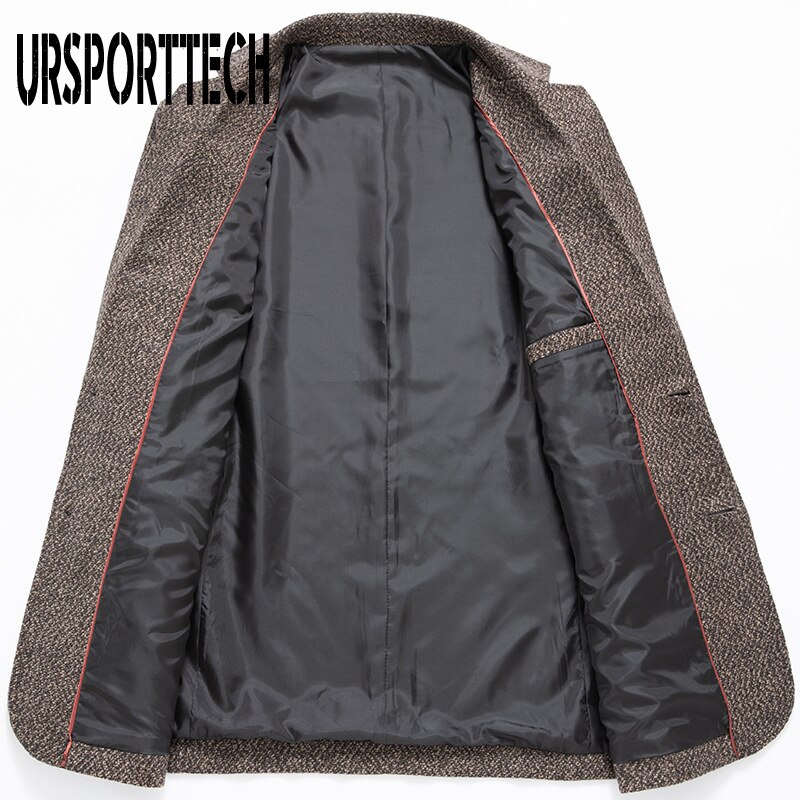 printemps automne hommes Plaid Blazer affaires décontracté hommes coupe ajustée costume veste grande taille décontracté hommes Blazer veste