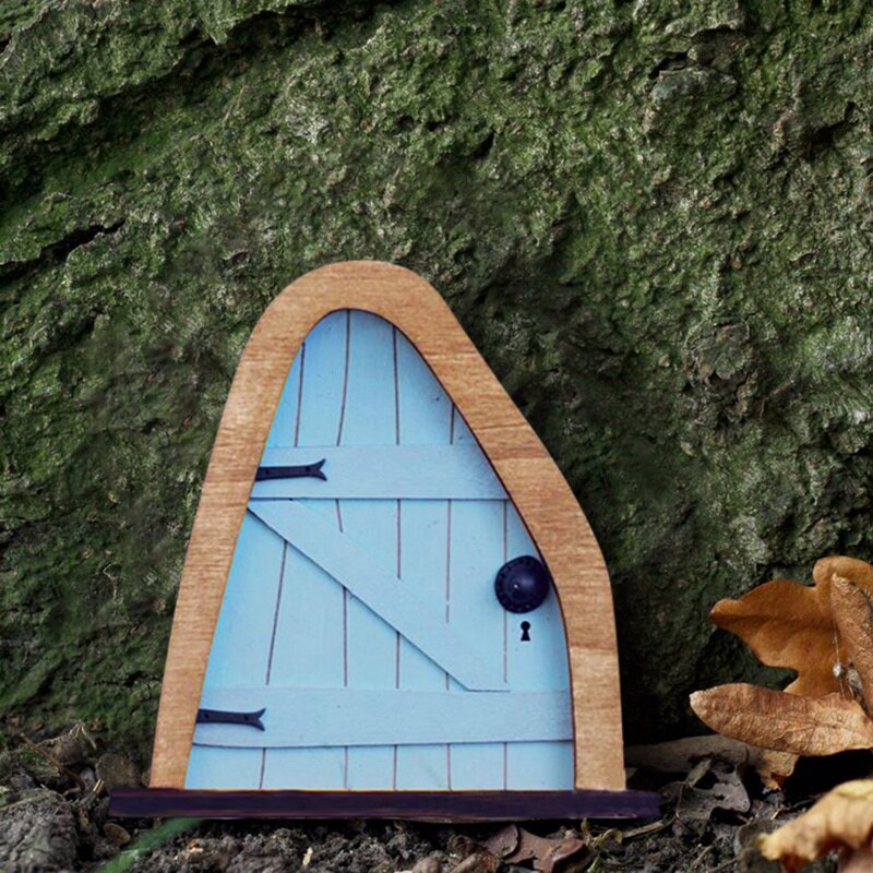 Miniatur-feen- und gartenzwergfiguren für fenster und türen, elfenhäNutzer, gartendekoration, skulpturen, statuen, außendekoration