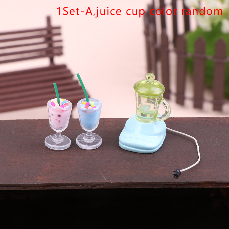 Juego de muebles para casa de muñecas en miniatura, Mini Kit de juguete, accesorios, TV, cocina, nevera para el hogar, juego de simulación para niños, estatuilla Diy