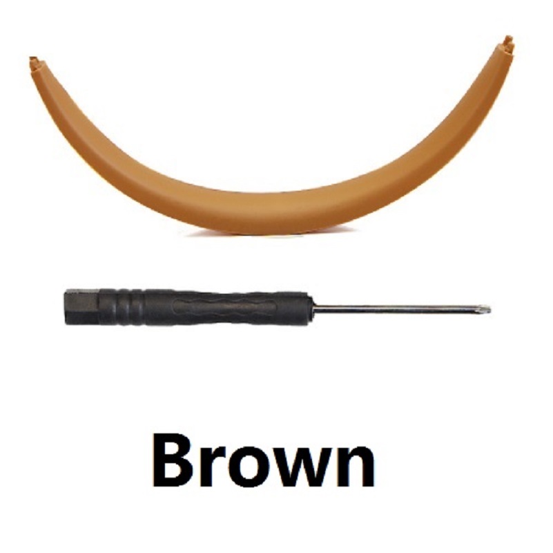 Original udskiftning af hovedbøjlegummi til beats studio 3 hovedtelefoner, hovedbøjlepuder, studio 3 headsetdel: Brun