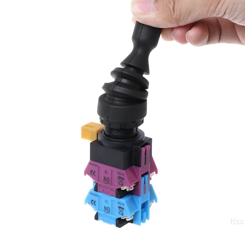 Fielect Joystick Controllo A 4 Posizioni - CV4-YQ-04R2G - 600V - Montaggio A Pannello