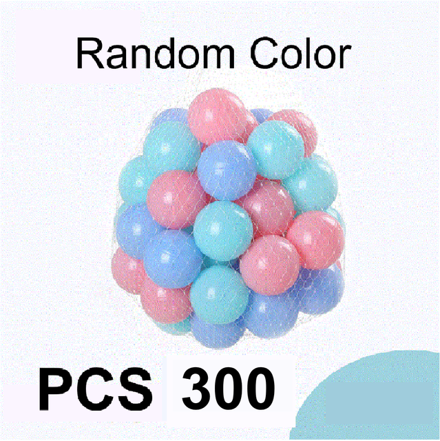 Bola de agua colorida para piscina, juguete ecológico de plástico suave para piscina de agua, ola de mar, juguetes de mina para carpa para bebé: AZ060-M300PCS