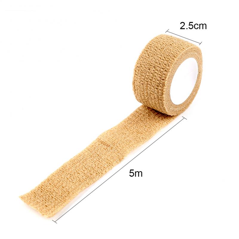 5M Hansaplast Kleurrijke Sport Tapes Kinesio Pleister Elastische Bandage Wrap Tape Voor Fitness Vinger Enkel Palm Hansaplast: Bruin