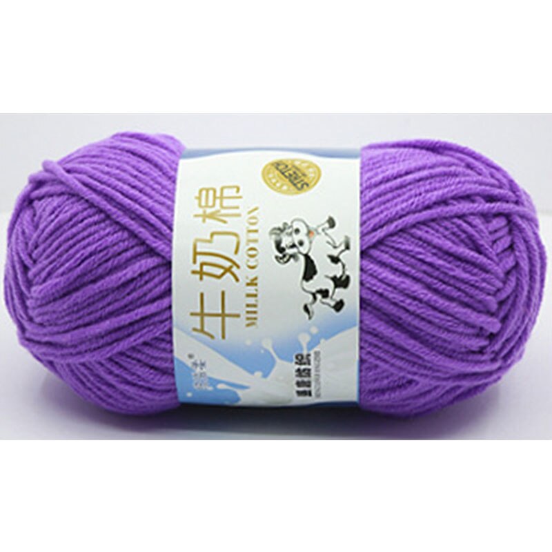 2.5MM lait doux coton doux bébé tricot laine fil épais fibres velours fil à tricoter à la main laine Crochet fil pour bricolage pull: 9