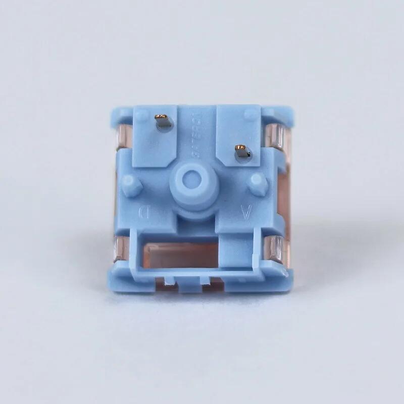 Gateron Melodic Switch Clicky MX Strong Tactile Switch 60 gf 5 Pins Mechanical Keyboard Lubricated Long Spring Dual Rail Click
