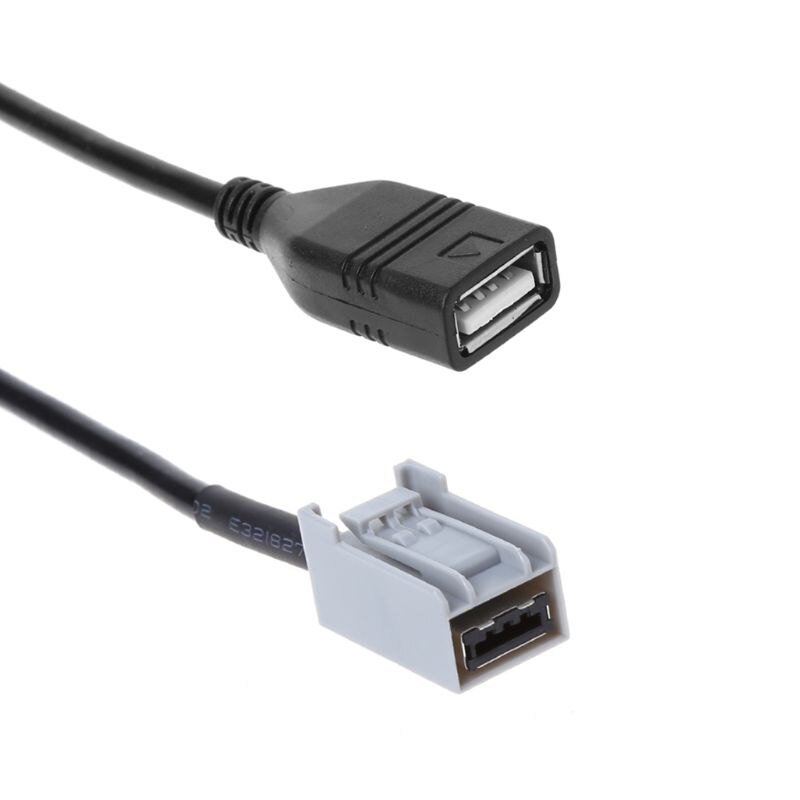 Aux usb-kabeladapter hunportforlængerledning til honda civic jazz cr-v