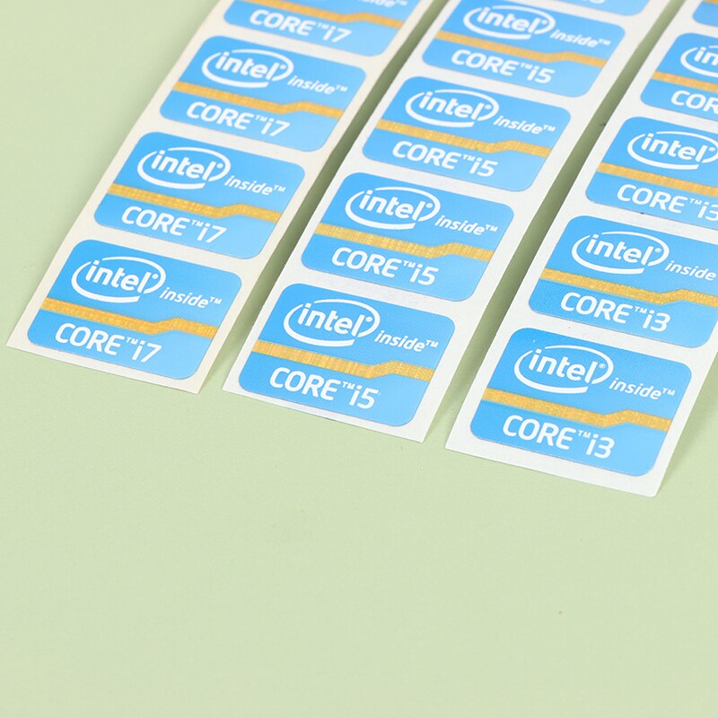 1/5pcs Ultrabook Performance Label Sticker Laptop Logo Stickers Intel Core Four-generation Core i3 i5 i7