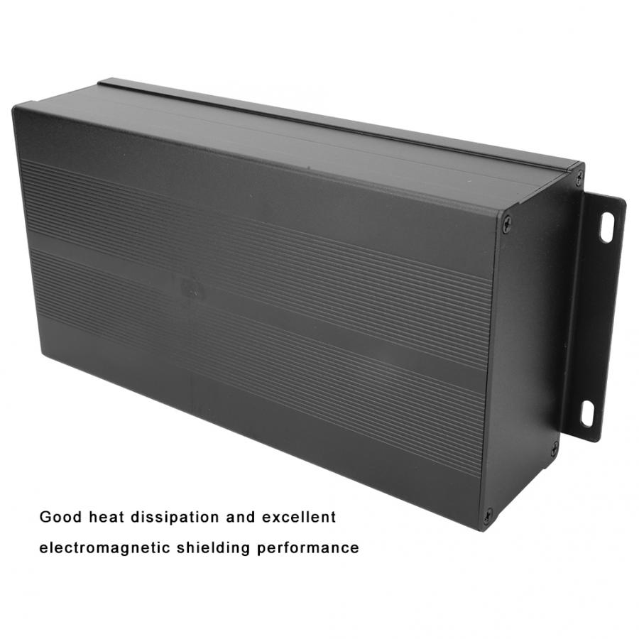 Electric Box Enclosure Electronic DIY Circuit Board Project Aluminum Box Cooling Case 55 x 106 x 200mm Good heat dissipation