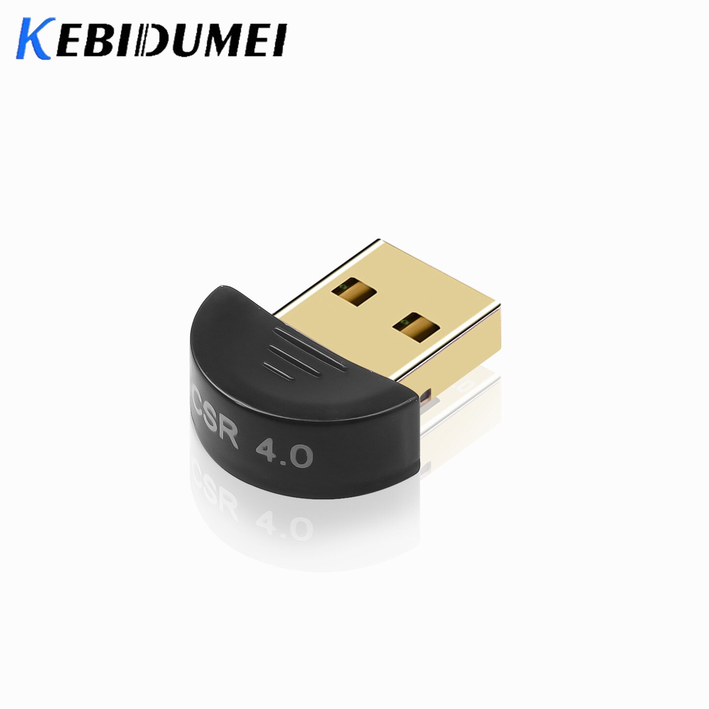 Kebidumei Mini USB Bluetooth 4.0 Adapter Dual Mode Bluetooth Wireless Bluetooth Receiver Adapter Computer Adapter For Win7/8/10