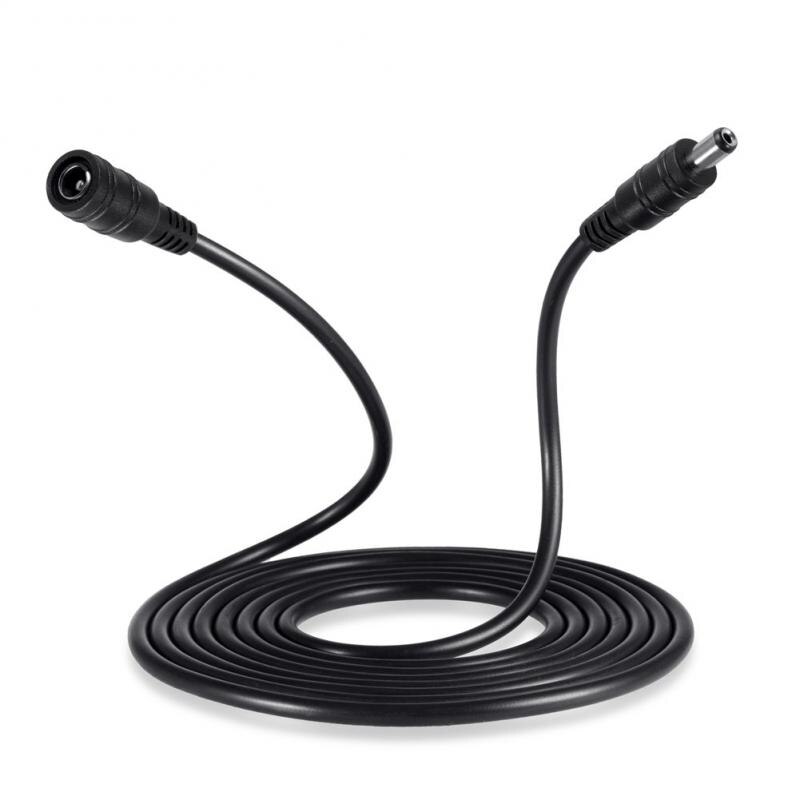 Cable de extensión de alimentación de 3/6, 5/10/16, 4/32 y 8 pies de CC, Cable hembra macho de 5,5mm x 2,1mm para Router y equipo eléctrico de tira Led