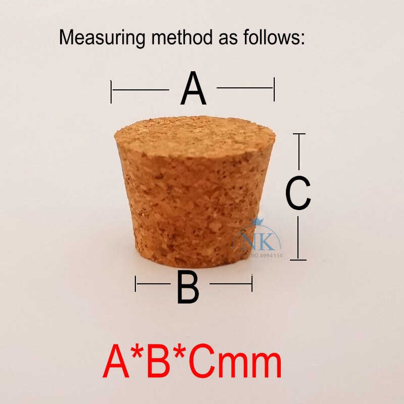 50pcs Top DIA 13mm to 39mm Synthetic Cork Lab Test Tube Cork cap Glass jar lid Wine bottle stopper Flask sealing plug