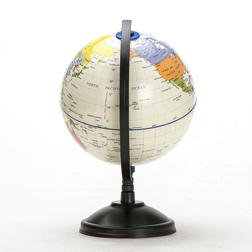 20cm Globe Ocean World Globe Map With Swivel Stand Geography Educational Toy Enhance Knowledge Of Earth And Geography
