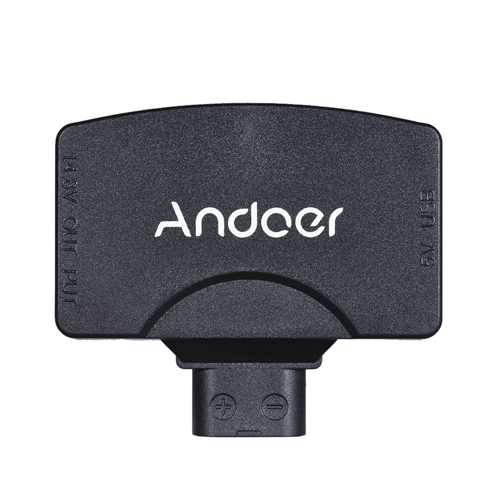 Andoer D-Tap para 5 V USB Adaptador de Conector para V-Mount Camcorder Bateria para Câmera BMCC para iOS iPhone Android Monitor de Smartphones