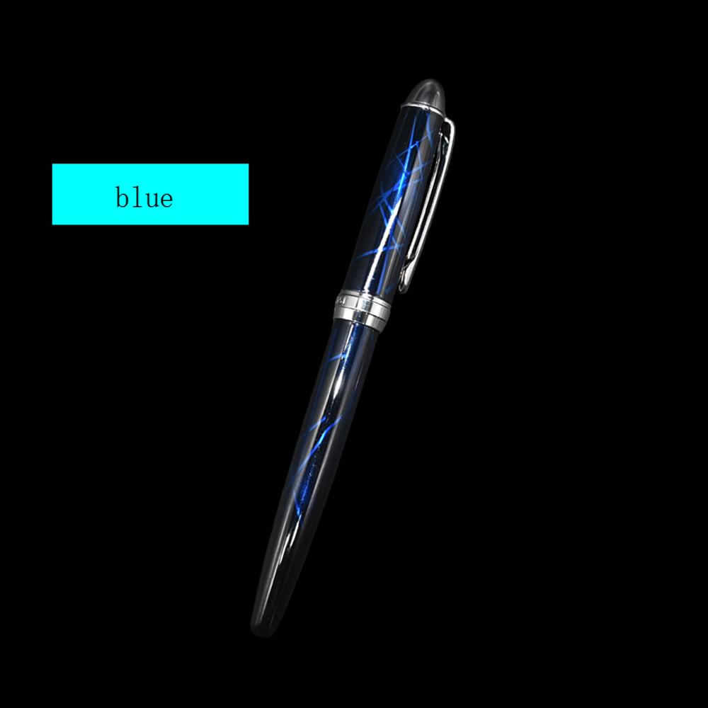 mode kleurverloop F penpunt BLAUW groen Aurora vulpen briefpapier kantoor schoolbenodigdheden inktpen: Marineblauw