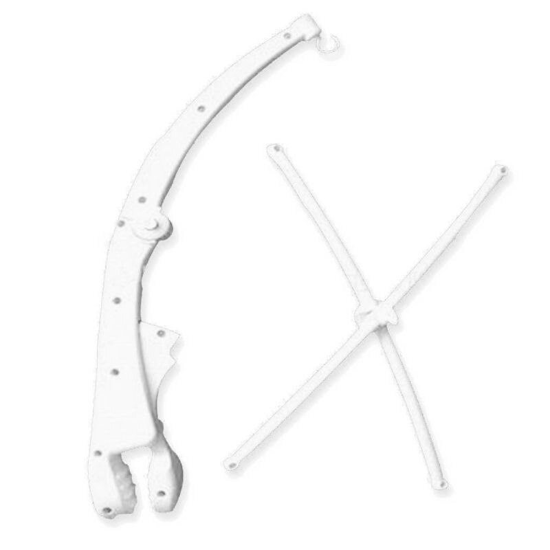 Baby Bed Hanging Rattles Toys Hanger Crib Mobile Bed Bell Toy Holder Arm Bracket Baby Crib Holder