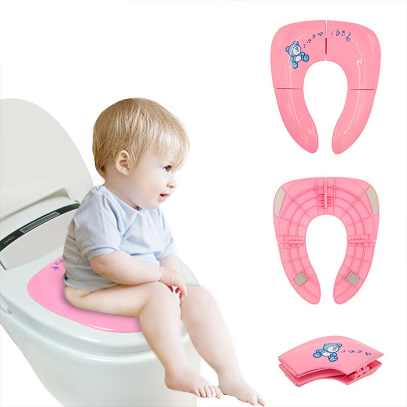 Baby Potty Training Potje Kind Draagbare Reizen Vouwen Wc Seat Peuter Draagbare Toilet Training Seat Kinderen Pot Stoel Pad Mat