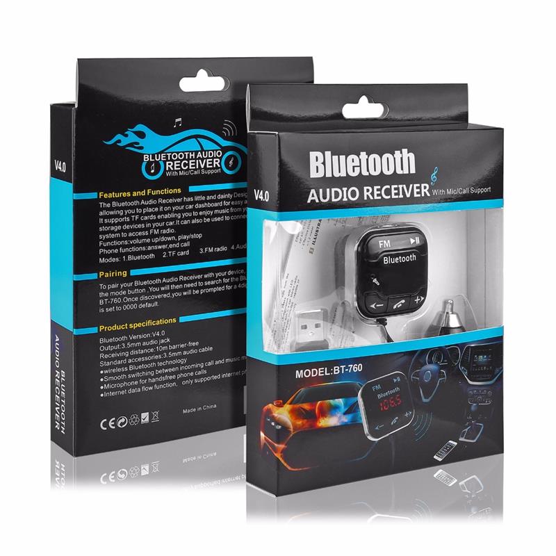 Onever bilsats handsfree trådlös bluetooth fm-sändare lcd  mp3 spelare dubbel usb laddare 2.1a biltillbehör handsfree