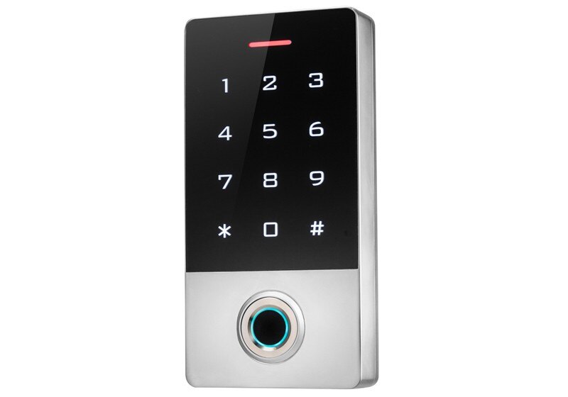 Touch panel RFID ID Wasserdichte IP66 Passwort fingerprint access control Metall Fall Biometrie türschloss Access Control kepad