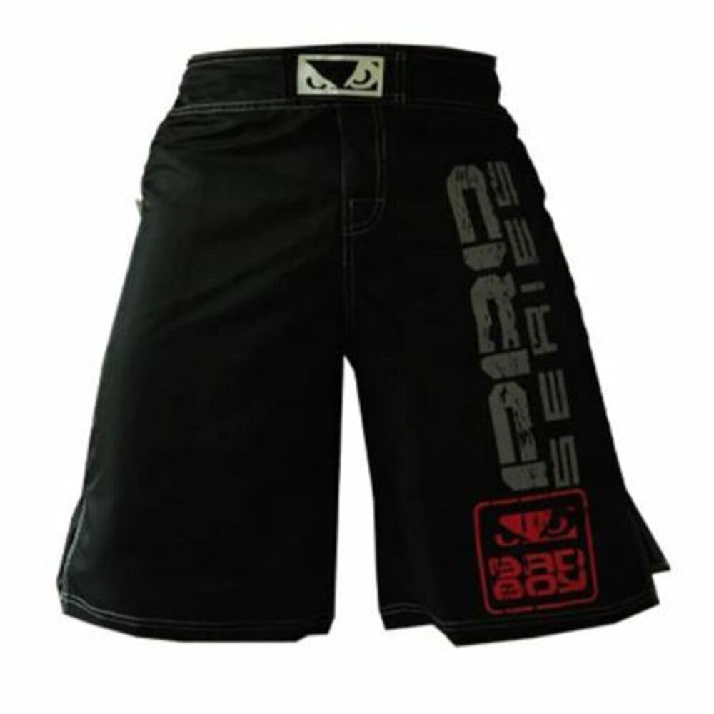 Muay thai shorts kickboksning træningslinned polyester sport 1pc m -3xl