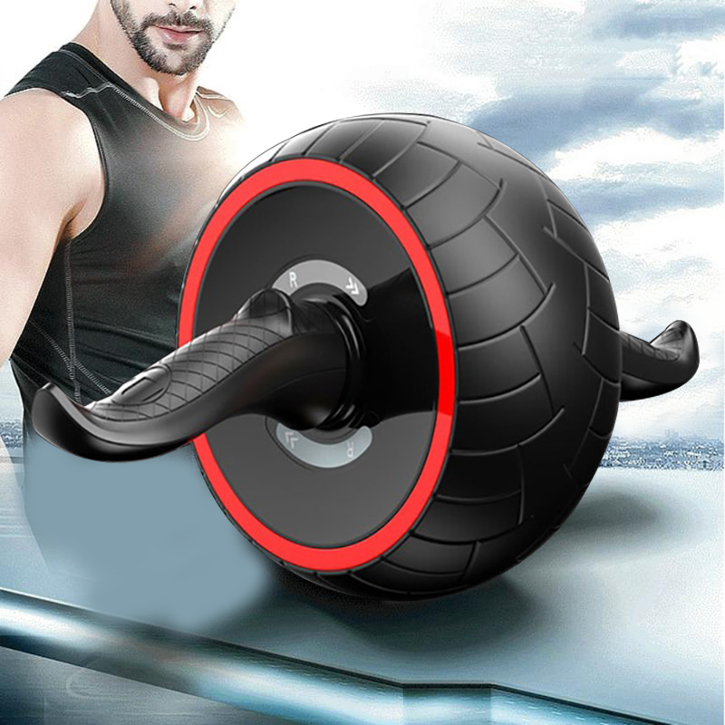 Fitness hastighedstræning ab rulle abdominal træning rebound hjul træning gym modstand sport rød
