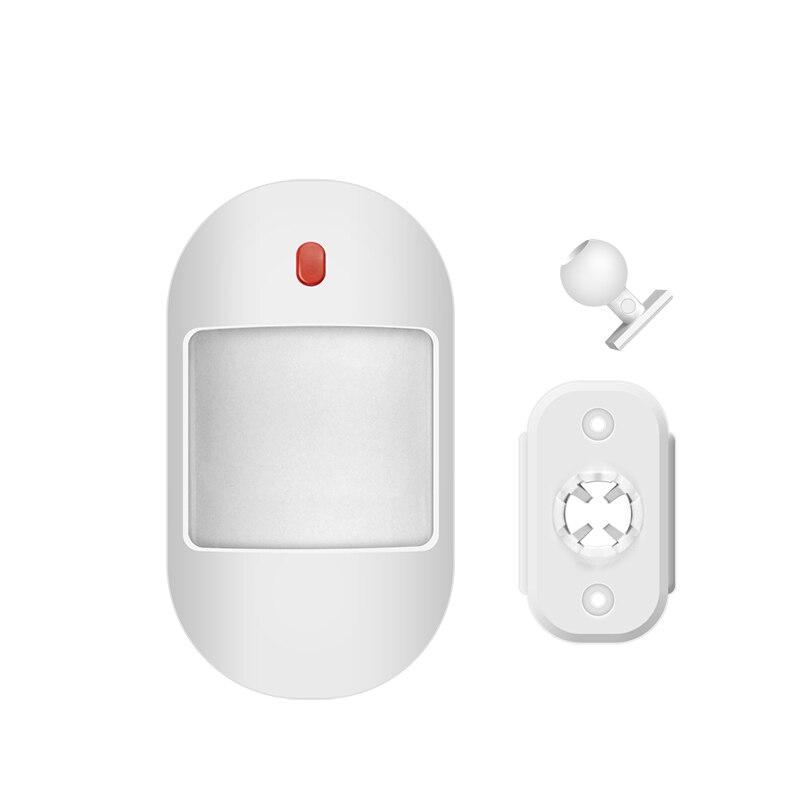 Tuya-sirena estroboscópica Wifi, sistema de alarma antirrobo de seguridad para el hogar, 433MHz, sirena de sonido y luz inalámbrica, compatible con Alexa y Google Home: 433 Infrared sensor / Enchufe estadounidense