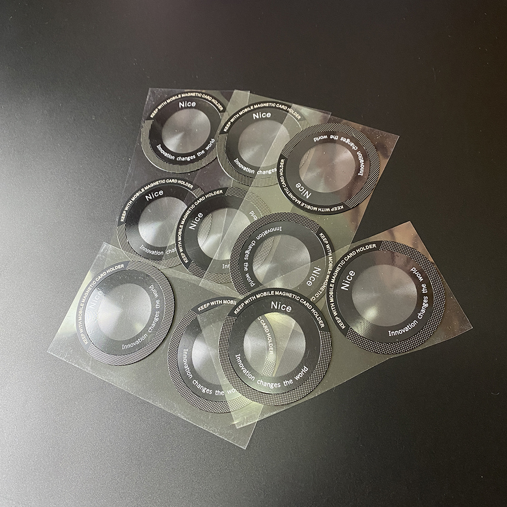 6/10Pcs für Magsafe Magnetische Metall Ring für Telefon Universal Metall Aufkleber Unterstützung Drahtlose Ladegerät Platte Blatt Magnet auto Halter: WHITE