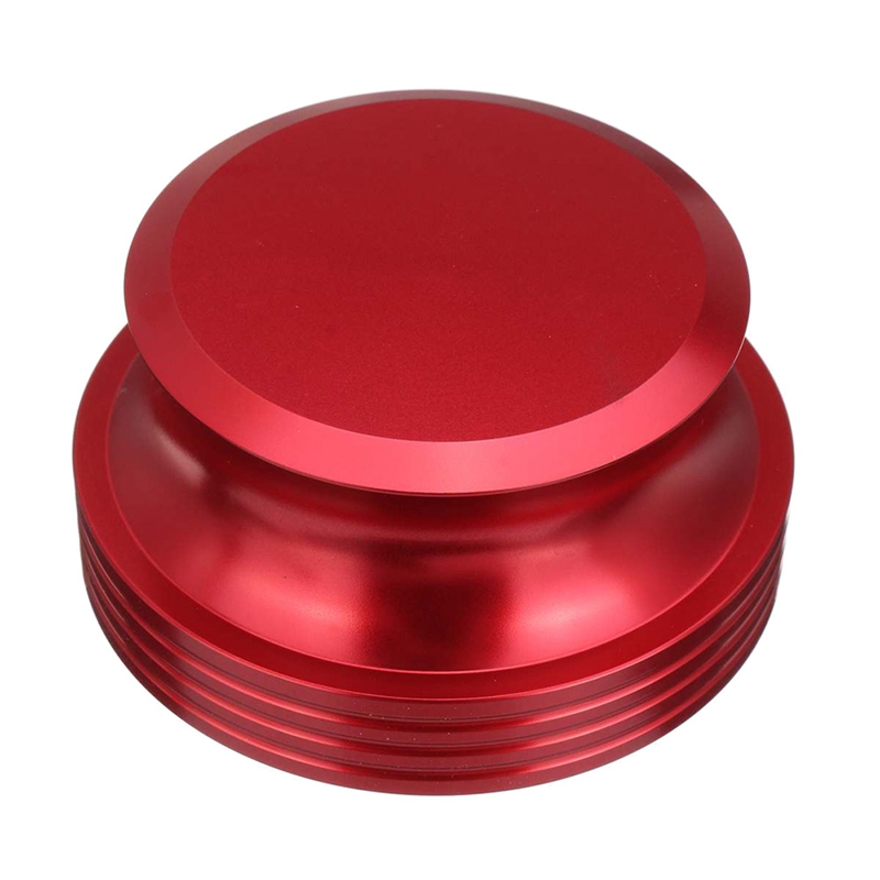Turntables Stabilizer Clamp LP Vinyl Turntables Disc For Record Stabilizer Weight Vibration Balanced: Red
