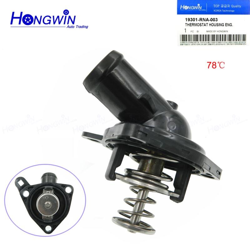 19301-RNA-003 Engine Coolant Thermostat For HHonda Civic CR-V Acura RDX RSX 2002-20012 19301-RNA-315 19301RNA315 19301RNA003