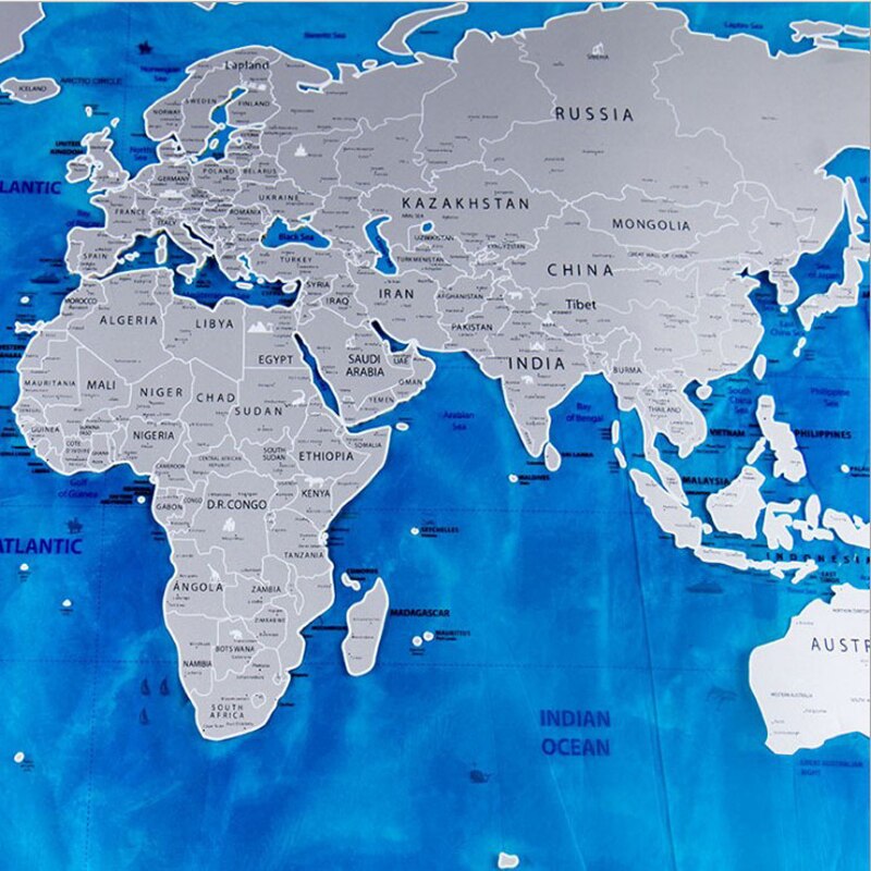 Rids af verdenskortet ocean edition-rejsende opdagelsesrejsende kontorartikler samfundsfag materialer pædagogisk tilbehør