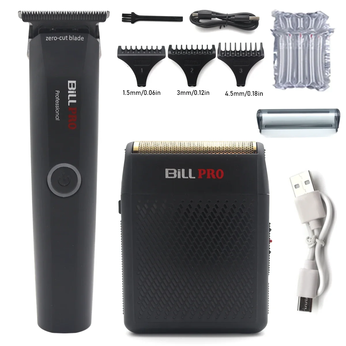 BiLL PRO BL931 7500 RPM DLC KERAMISCHE Mes Professionele tondeuse OilHead Graveren Barbershop Heren Zero-Cut Blade: YELLOW