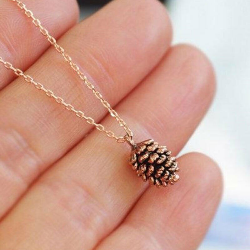 Acorn fruit Leuke Dennenappel Dennenappel pijnboompitten hanger Ketting Bos sieraden