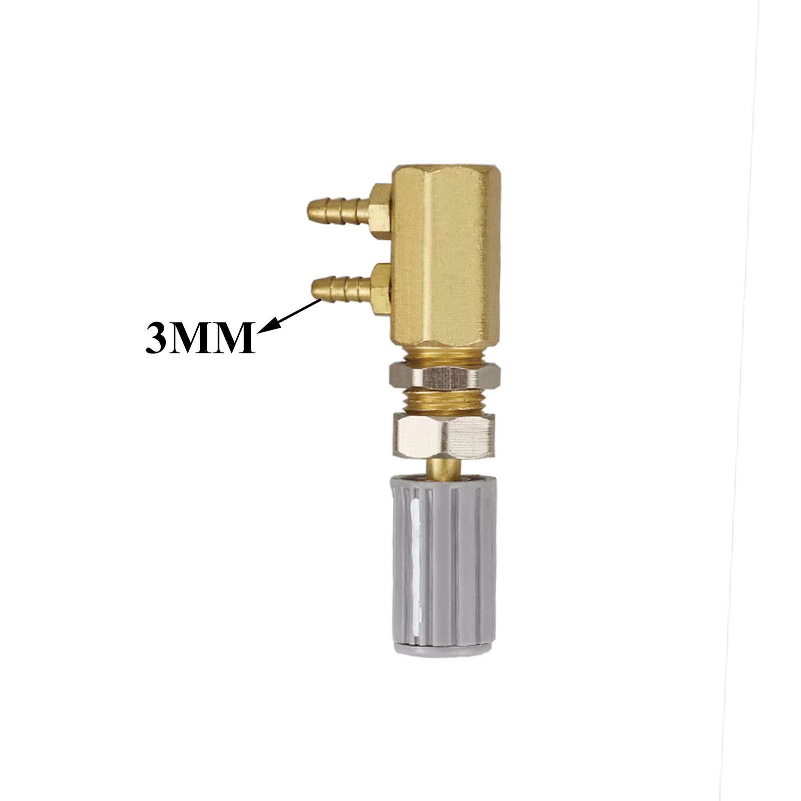 Regulador Dental de válvula de Control de agua, repuestos de cobre, accesorios de unidad de turbina, repuesto de 5mm/3mm, 5 uds.